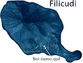 Filicudi Mappa Pecorini e Fossetta